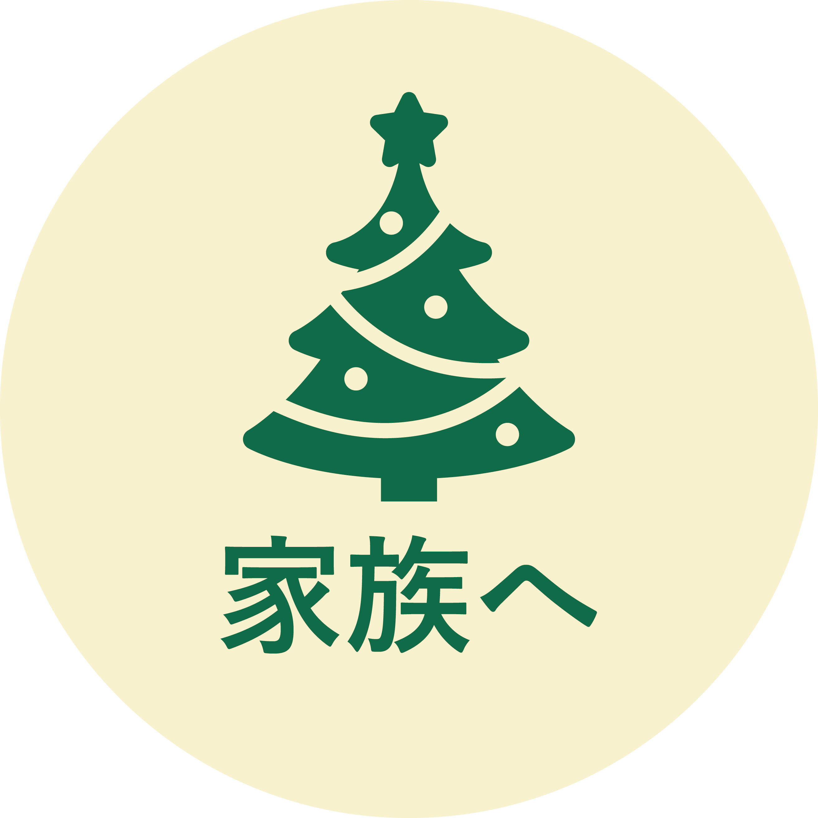 家族へのプレゼントを見る