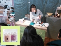 3月11日、東京堂アーティスにて「花と手作りキャンドル講習」イベントを開催しました