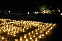 8/1～31、岡山後楽園夜間特別開園「幻想庭園」　開催中です。　