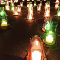 10/22、ますみ荘、倉敷外語学院、倉敷芸術科学大学による合同のキャンドルナイトが開催されました。