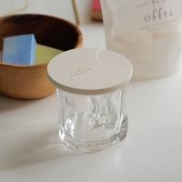 【新発売】offti《オフティ》シリーズ：フタ付きキャンドルグラス