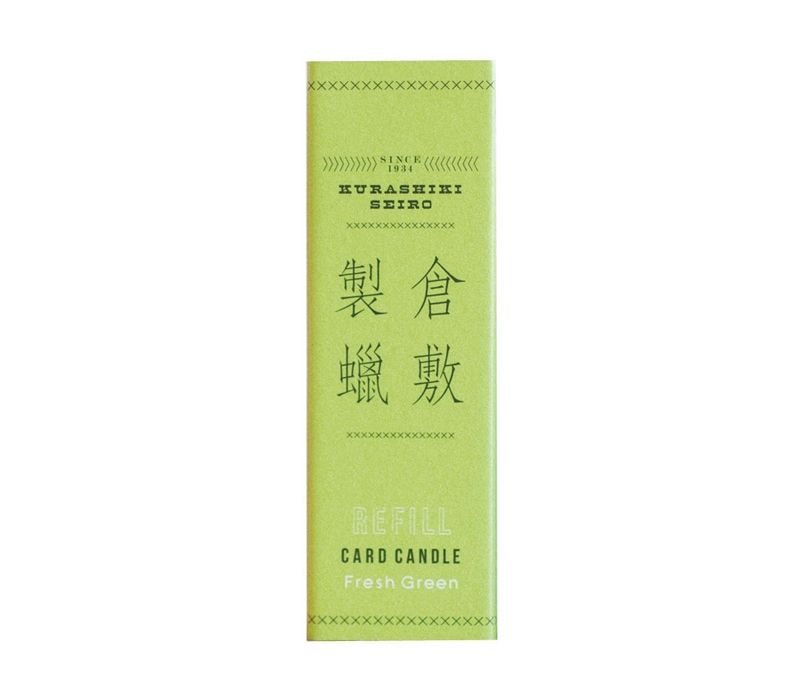 CARD CANDLE REFILL（Fresh Green）