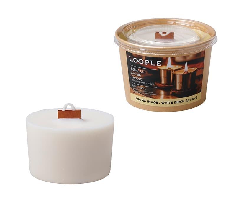 シェラカップアロマキャンドル：リフィル（シラカバ）
