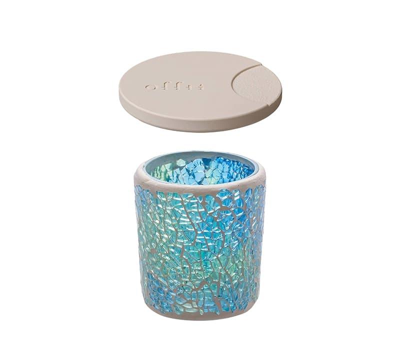 フタ付きモザイクグラス（シエル）