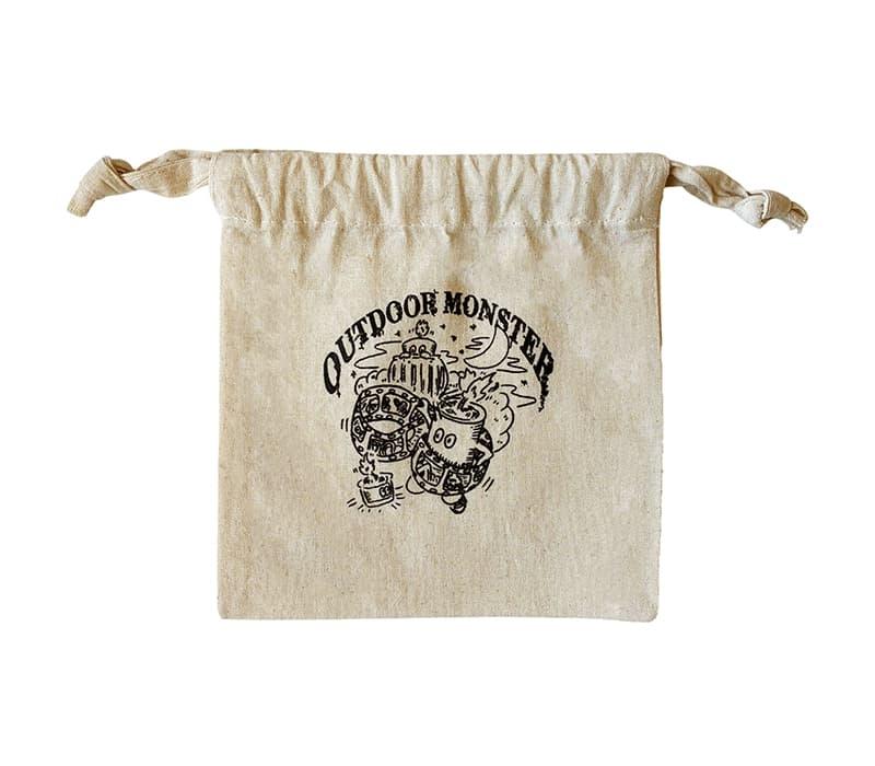 アウトドアモンスターFIRE-STOCK 巾着