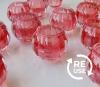エコリユースキャンドルグラス「スクワッシュ」１２個セット（ピンク）