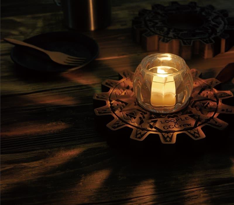 ランタンスタンド（コースター+ハンガー）（LOOPLE×GGCrew