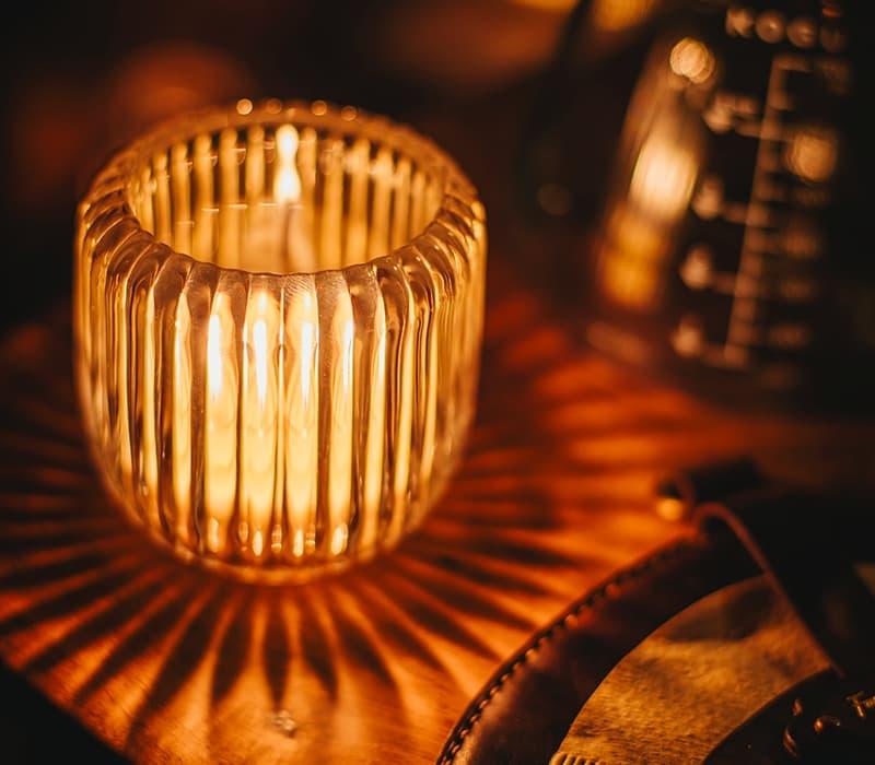 アウトドアキャンドル「ノワ」（クリア） | キャンドルワールド