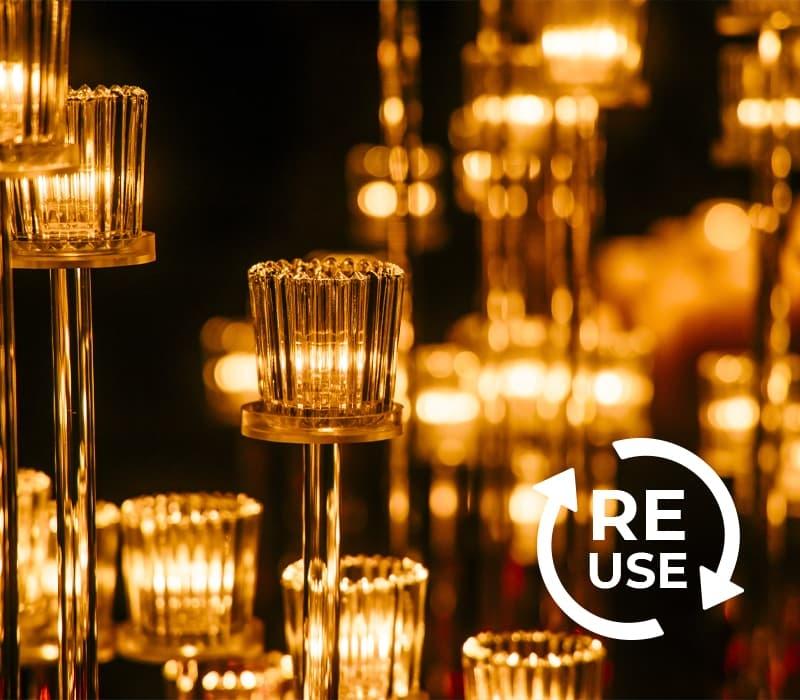 エコリユースカップキャンドル１kgパック