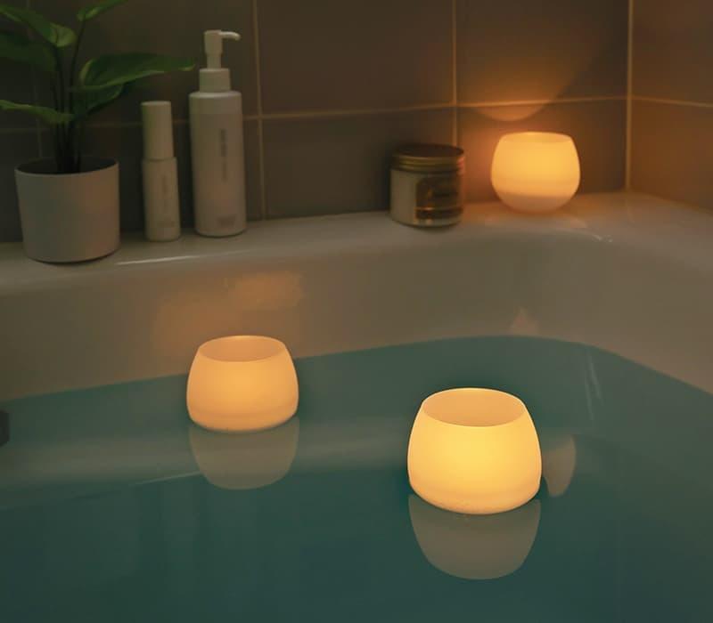 バスアロマキャンドル「プカ」（ラベンダーティー）