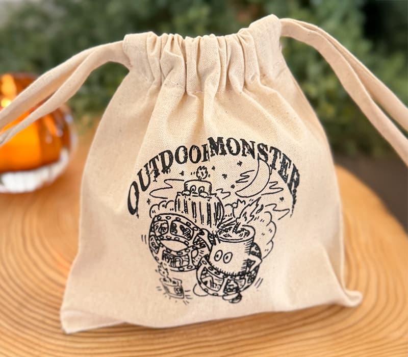 アウトドアモンスターFIRE-STOCK 巾着
