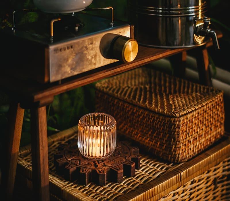 アウトドアキャンドル「ノワ」（クリア） | キャンドルワールド