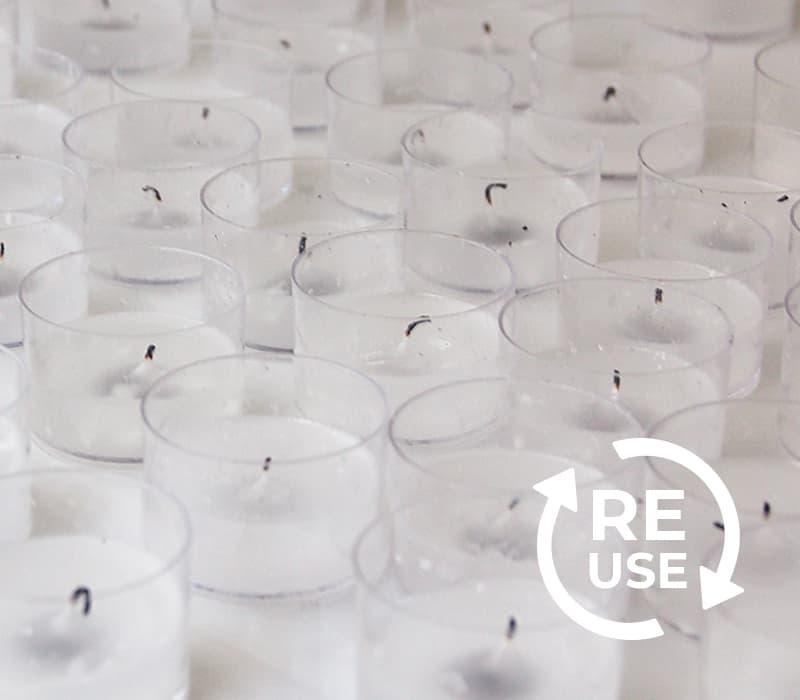 エコリユースカップキャンドル１kgパック