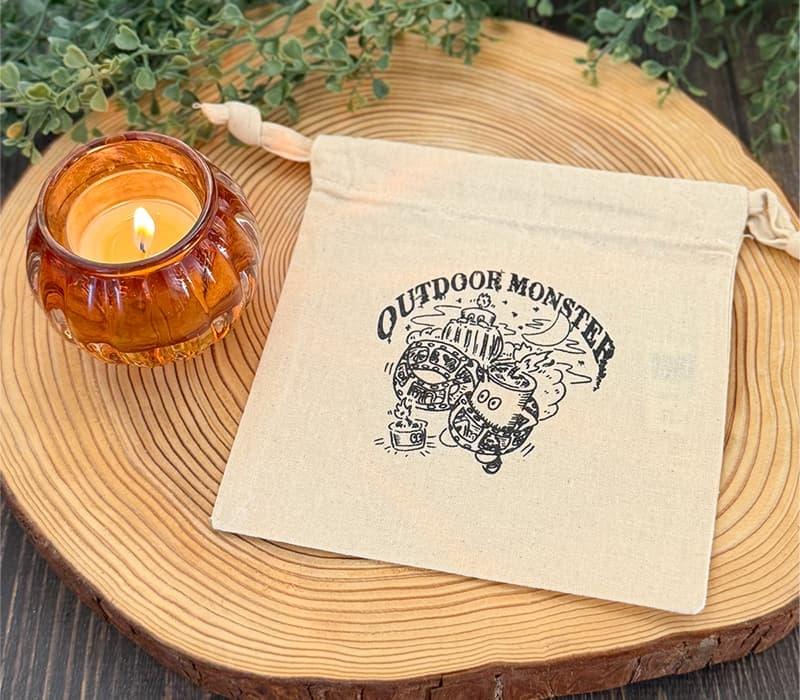 アウトドアモンスターFIRE-STOCK 巾着