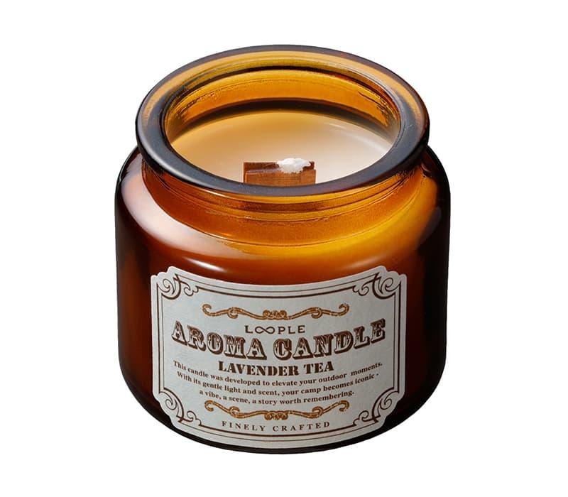 AMBER GLASS アロマキャンドル（ラベンダーティー）