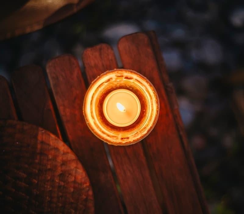 アウトドアキャンドル「モザイク」（クラシーク）