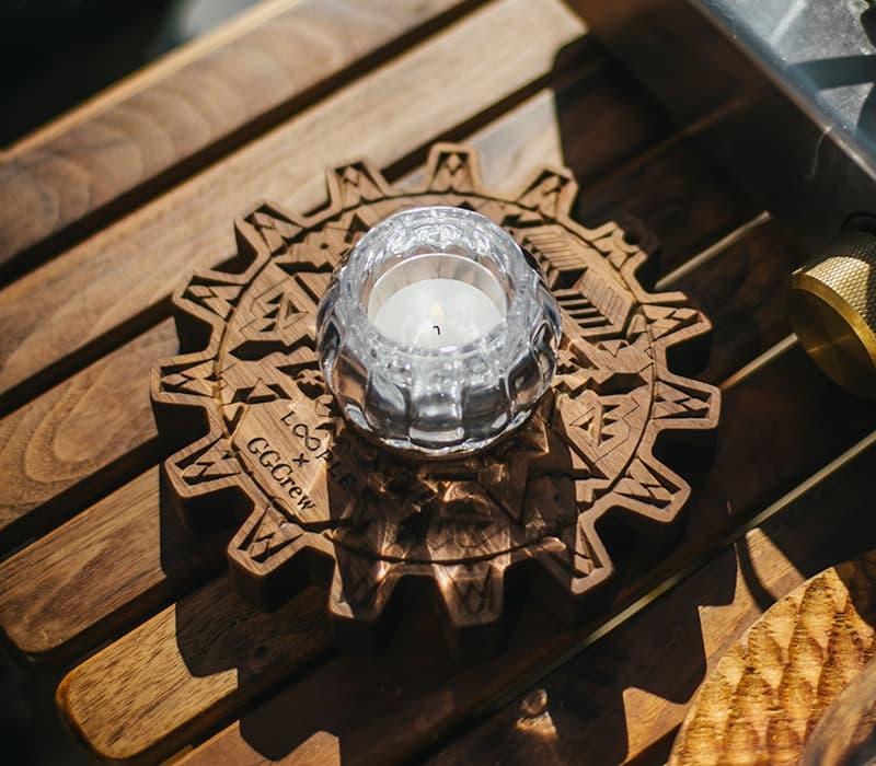 ランタンスタンド（コースター+ハンガー）（LOOPLE×GGCrew