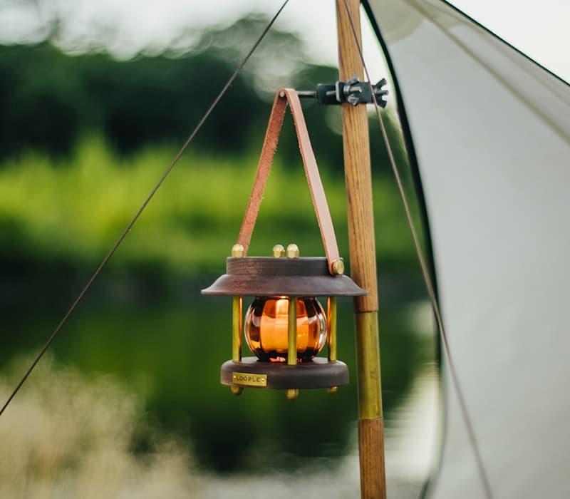 キャンドルランタン「グローブ」（アンバー） | キャンドルワールド