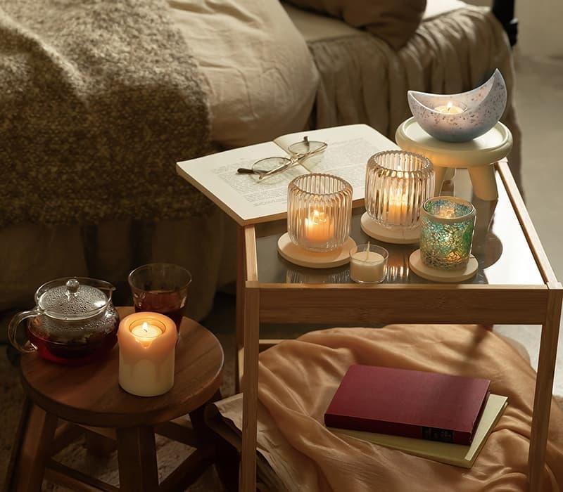 アロマキャンドル「コロンカップ」（キンモクセイ） | キャンドルワールド