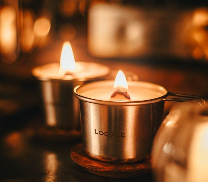 シェラカップアロマキャンドル（シトロネラ）