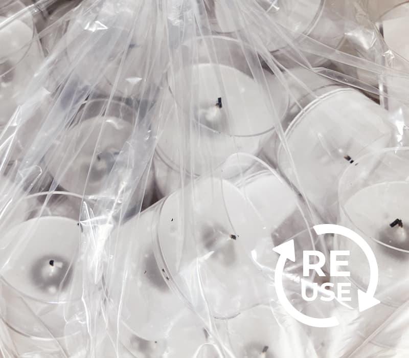 エコリユースカップキャンドル１kgパック