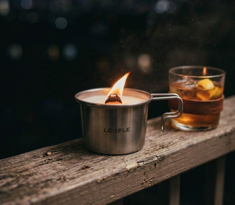 シェラカップアロマキャンドル（シトロネラ）