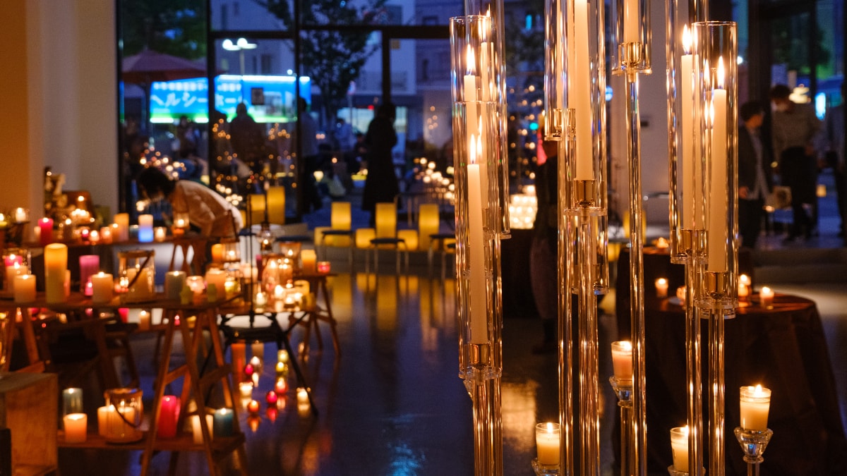 ペガサスキャンドルが主催したイベントのようす