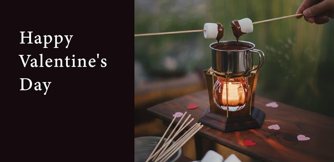 実は、チョコフォンデュにも｜キャンドルウォーマーのバレンタインギフト