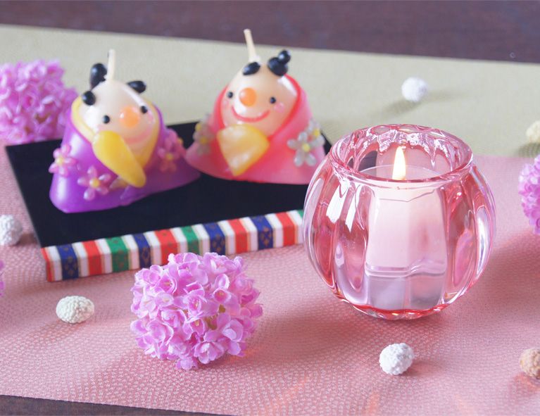 特集｜ひな祭りを彩る、愛らしいキャンドル