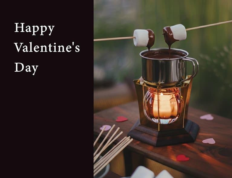 実は、チョコフォンデュにも｜キャンドルウォーマーのバレンタインギフト