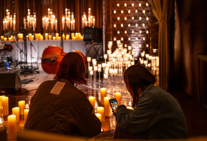 キャンドルのプロが贈るコンサート