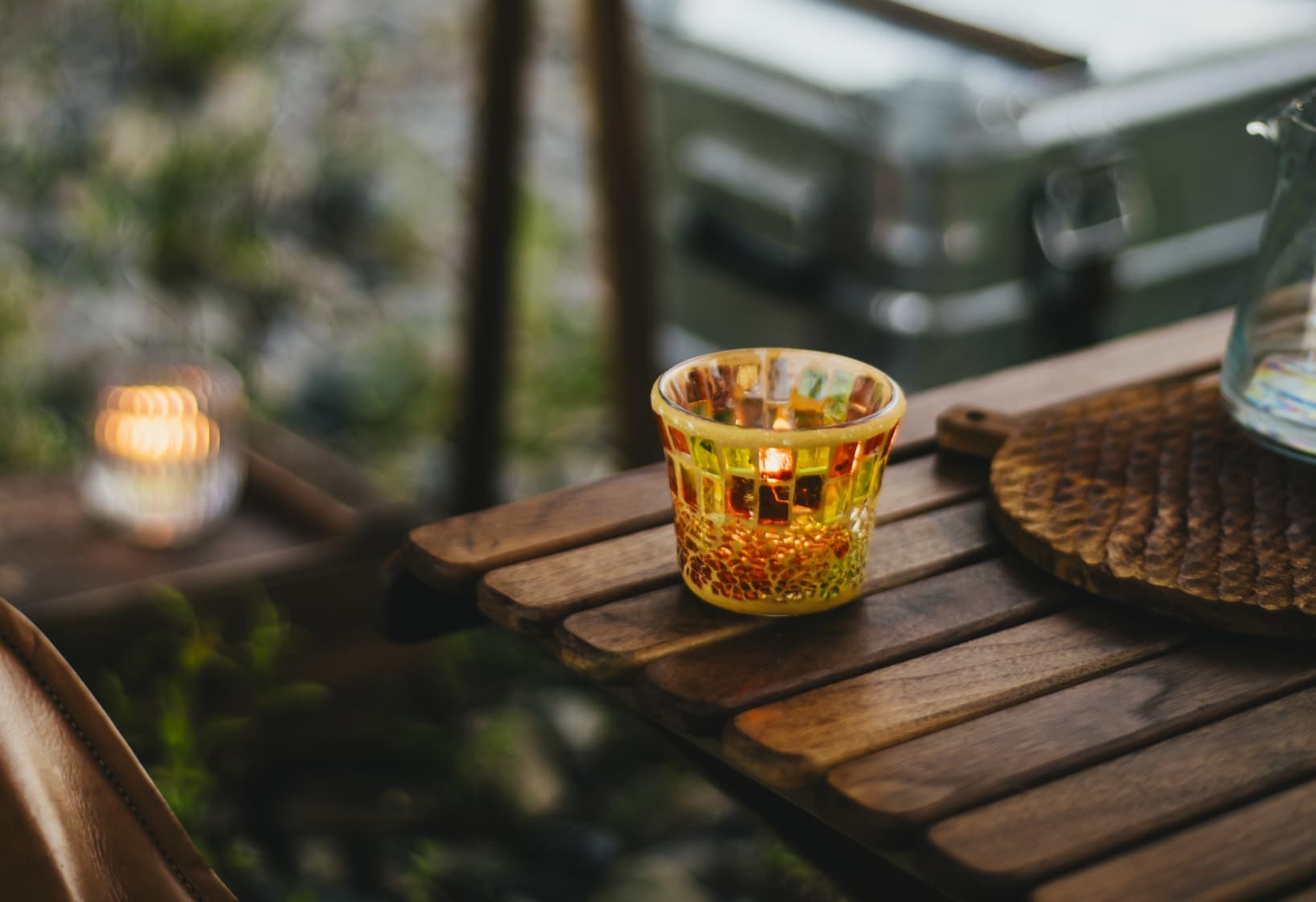 アウトドアキャンドル「モザイク」（クラシーク）