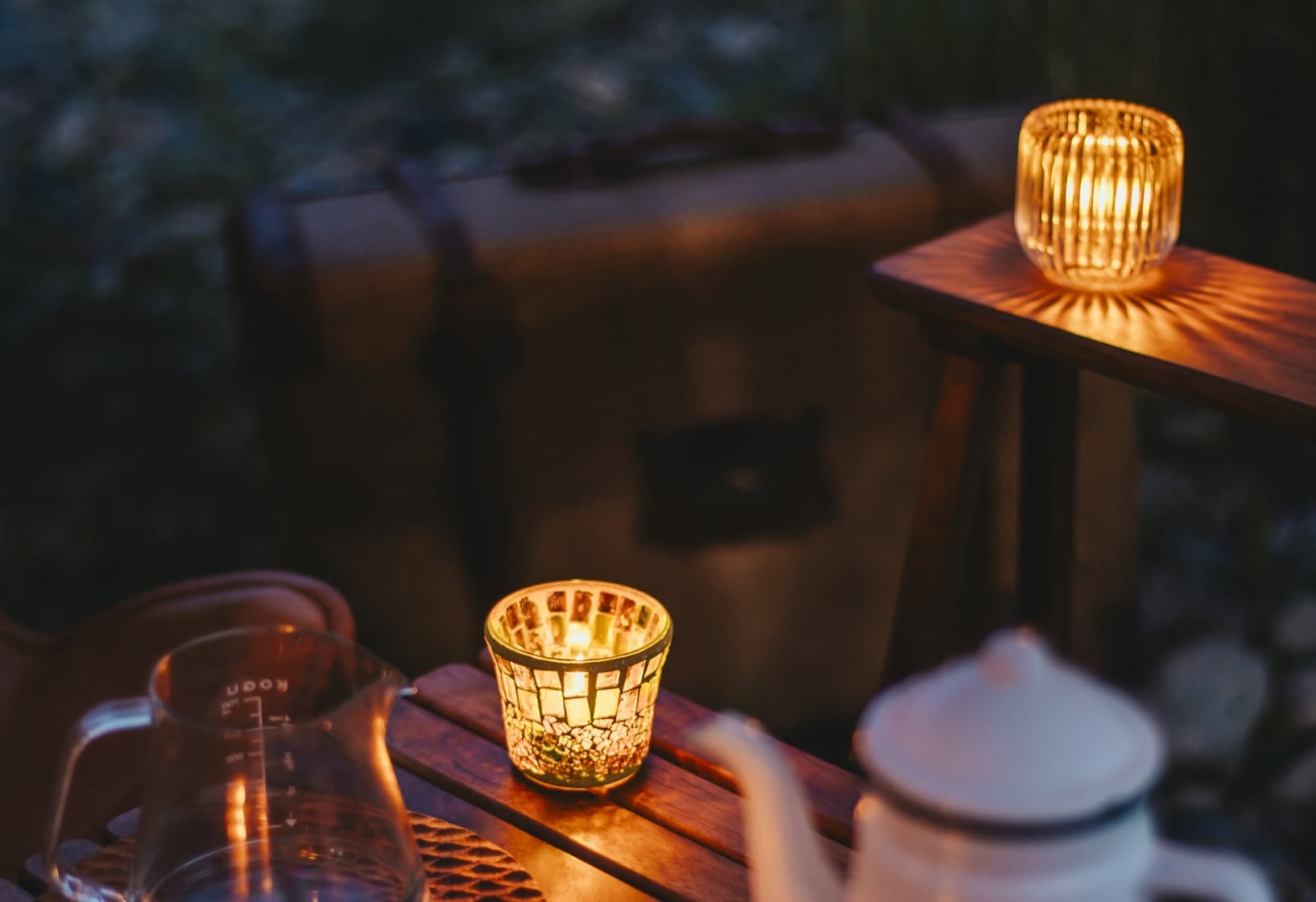 アウトドアキャンドル「モザイク」（クラシーク）