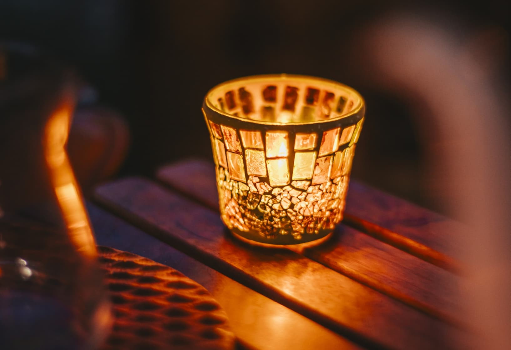 アウトドアキャンドル「モザイク」（クラシーク）