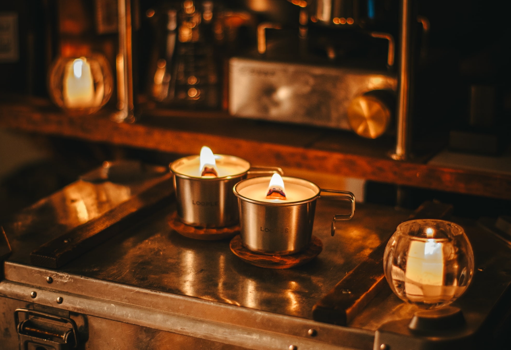 シェラカップアロマキャンドル（シラカバ/シトロネラ）