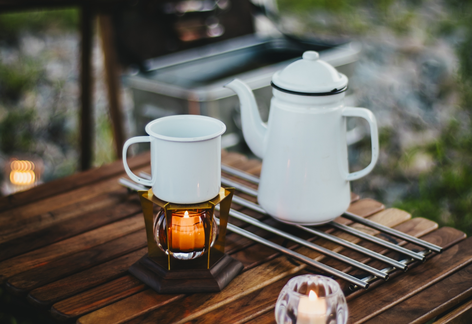 キャンドルウォーマー「グローブ」（アンバー）